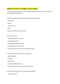 MLPAO Exam Set &vert;&vert; Faultless Answers 100&percnt;&period;