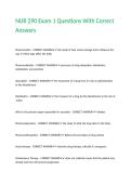 NUR 290 Exam 1 Questions With Correct Answers&period;