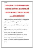 RAC Exam 2026 &ndash; 200&plus; Practice Q&As with Rationales &vert; Pass RAPS Regulatory Affairs Certification