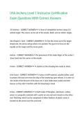USA Archery Level 1 Instructor Certification Exam Questions With Correct Answers&period;