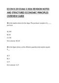ECON B 251 EXAM 5 2026 REVISION NOTES  AND STRUCTURED ECONOMIC PRINCIPLES  OVERVIEW GUIDE