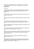 NETTCP QUESTIONS WITH VERIFIED ACCURATE ANSWERS