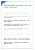 AWWA ABC Water Distribution Grades 1 & 2 Exam with accurate detailed solutions