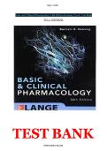 Basic and Clinical Pharmacology 14th Edition Katzung Trevor Test Bank 