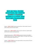 NUR 166 FINAL REVIEW QUESTIONS AND VERIFIED CORRECT ANSWERS GRADED A&plus; -LATEST 2026-2027- 100- GUARANTEED PASS&period;docx