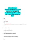NUR 166 exam 2 QUESTIONS AND VERIFIED CORRECT ANSWERS GRADED A&plus; -LATEST 2026-2027- 100- GUARANTEED PASS&period;docx