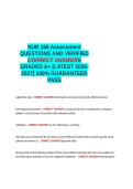 NUR 166 Assessment QUESTIONS AND VERIFIED CORRECT ANSWERS GRADED A&plus; -LATEST 2026-2027- 100- GUARANTEED PASS&period;docx