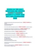 hondros nur 166 exam 1 QUESTIONS AND VERIFIED CORRECT ANSWERS GRADED A&plus; -LATEST 2026-2027- 100- GUARANTEED PASS&period;docx