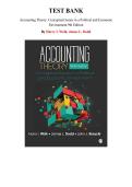 Test Bank for Accounting Theory&colon; Conceptual Issues in a Political and Economic Environment 9th Edition &lpar;Wolk&comma; 2016&rpar;&comma; Chapter 1-17 &vert; All Chapters