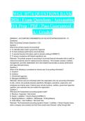 WGU D774 QUESTIONS BANK 2026 &vert; Exam Questions &vert; Accounting OA Prep &vert; PDF &vert; Pass Guaranteed - A&plus; Graded