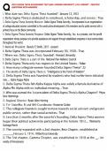 DELTA SIGMA THETA ACHIEVEMENT TEST QUIZ&comma; HOWARD UNIVERSITY&comma; 1913&ndash;PRESENT &ndash; PRACTICE QUESTIONS WITH ANSWERS