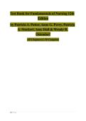 Test Bank for Fundamentals of Nursing 12th   Edition   by Patricia A&period; Potter&comma; Anne G&period; Perry&comma; Patricia  A&period; Stockert&comma; Amy Hall & Wendy R&period;   Ostendorf   All Chapters&vert;1-50 Complete  