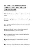 EPD EXAM 3 2026 FINAL REVIEW PACK  COMPLETE QUESTION SET AND CORE  CONCEPT SUMMARY 