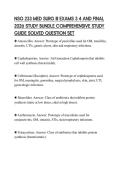 NSG 233 MED SURG III EXAMS 3 4 AND FINAL 2026 STUDY BUNDLE COMPREHENSIVE STUDY GUIDE SOLVED QUESTION SET