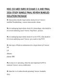 NSG 233 MED SURG III EXAMS 3 4 AND FINAL 2026 STUDY BUNDLE FINAL REVIEW BUNDLED SOLUTION PACKAGE