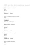 EGEE 101 &ndash; Exam 1 &ndash; Energy and Environmental Engineering &ndash; study material