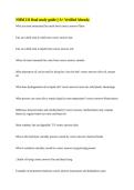 NHM 211 final study guide &vert;&vert; A&plus; Verified Already&period;