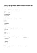 EGEE 101 &ndash; Final Exam Questions &ndash; Energy and Environmental Engineering &ndash; exam preparation material