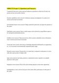 NHM 372 Exam 1 &vert;&vert; Questions and Answers&period;