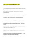 NHM 372 - Test 1 &vert;&vert; Acknowledged Answers 100&percnt;&period;