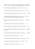 EGEE 102 &ndash; Final Exam &ndash; Energy and Environmental Engineering &ndash; study material