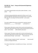 PSU EGEE 102 &ndash; Exam 1 &ndash; Energy and Environmental Engineering &ndash; study material