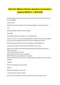 HLHS 101&colon; Midterm Review&vert; Questions and answers &vert; Updated RATED A&plus; &vert; NEW 2026