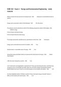 EGEE 102 &ndash; Exam 1 &ndash; Energy and Environmental Engineering &ndash; study material