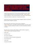 Ch 6 Legal and Ethical Aspects of HIM ACTUAL EXAM QUESTIONS WITH CORRECT ANSWERS 100&percnt; VERIFIED GRADED A&plus;