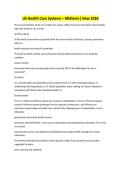 US Health Care Systems &ndash; Midterm&vert; New 2026