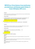 NURS 615 Exam 4 Review Questions &vert; Actual study Questions and verified Answers with Rationales complete Solutions &vert; A&plus; Graded &vert; 2026 Updates &vert; 100&percnt; correct