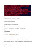 LEGAL AND ETHICAL ASPECTS OF HEALTH INFORMATION MANAGEMENT CHAPTER 8 EXAM &lpar;MCWAY&rpar; ACTUAL EXAM QUESTIONS WITH CORRECT ANSWERS 100&percnt; VERIFIED GRADED A&plus;
