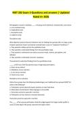 MKT 202 Exam 2-Questions and answers &vert; Updated Rated A&plus; 2026