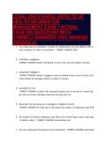 LEGAL AND ETHICAL ASPECTS OF HEALTH INFORMATION MANAGEMENT EXAM 1 ACTUAL EXAM 360 QUESTIONS WITH CORRECT ANSWERS 100&percnt; VERIFIED GRADED A&plus;