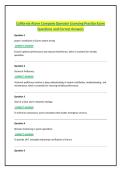 California Alarm Company Operator Licensing Practice Exam Questions and Correct Answers