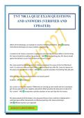 TNT 700&period;1A QUIZ EXAM QUESTIONS AND ANSWERS &lpar;VERIFIED AND UPDATED&rpar;