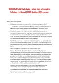 NURS 615 Week 2 Study Guide &vert; Actual study set complete Solutions &vert; A&plus; Graded &vert; 2026 Updates &vert; 100&percnt; correct