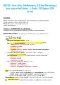 NURS 615 &ndash; Exam 4 Study Guide Respiratory&comma; GI&comma; & Renal Pharmacology &vert; Actual study verified Solutions &vert; A&plus; Graded &vert; 2026 Updated &vert; 100&percnt; correct