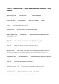 EGEE 101 &ndash; Midterm &num;2 Part I &ndash; Energy and Environmental Engineering &ndash; study material