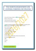 WGU D120 EXAM QUESTIONS AND ANSWERS &lpar;VERIFIED AND UPDATED&rpar;