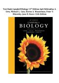 Test Bank - Campbell Biology in Focus&comma; 11TH AP&reg; Edition &lpar;Urry&comma; 2026&rpar; Chapter 1-43 &vert; All Chapters