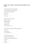 EGEE 101 &ndash; Exam 2 &sol; Midterm 2 &ndash; Energy and Environmental Engineering &ndash; study material