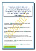 WGU D386 HARDWARE AND OPERATING SYSTEMS ESSENTIALS&comma; USABO TEST PREP&period; EXAM QUESTIONS AND ANSWERS &lpar;VERIFIED AND UPDATED&rpar;
