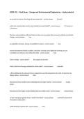 EGEE 101 &ndash; Final Exam &ndash; Energy and Environmental Engineering &ndash; study material