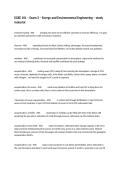 EGEE 101 &ndash; Exam 3 &ndash; Energy and Environmental Engineering &ndash; study material
