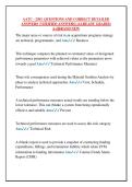 AATC - 2303  QUESTIONS AND CORRECT DETAILED  ANSWERS &lpar;VERIFIED ANSWERS&rpar; &vert;ALREADY GRADED  A&plus;&vert;&vert;BRAND NEW 