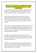 PHYS-131 TEST 1 QUESTIONS AND CORRECT DETAILED  ANSWERS &lpar;VERIFIED ANSWERS&rpar; &vert;ALREADY GRADED  A&plus;&vert;&vert;BRAND NEW