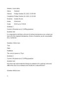 CM 3111-Module 2 quiz-Questions and answers &vert; Updated RATED A&plus; &vert; NEW 2026 &vert;Louisiana State University