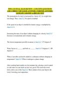 PHYS 131 FINAL EXAM REVIEW - CONCEPTS QUESTIONS  AND CORRECT DETAILED ANSWERS &lpar;VERIFIED ANSWERS&rpar;  &vert;ALREADY GRADED A&plus;&vert;&vert;BRAND NEW