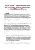 WGU D389 UXM4 Task 3&colon; Academic Research and Evidence-Based Writing &vert; Complete verified study complete solutions &vert; A&plus; Graded &vert; 2026 Updates &vert; 100&percnt; correct